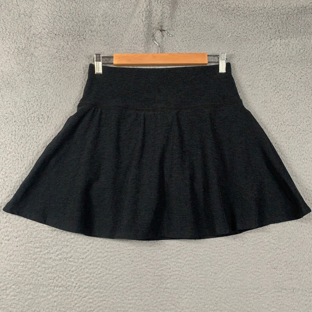 Beyond Yoga Spacedye High Waisted Skort Womens Medium Charcoal Gray Active Skirt
